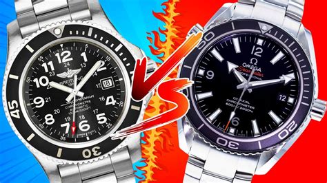 breitling superocean vs omega|breitling a17360 review.